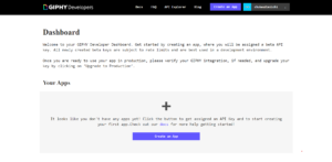 giphy api keys