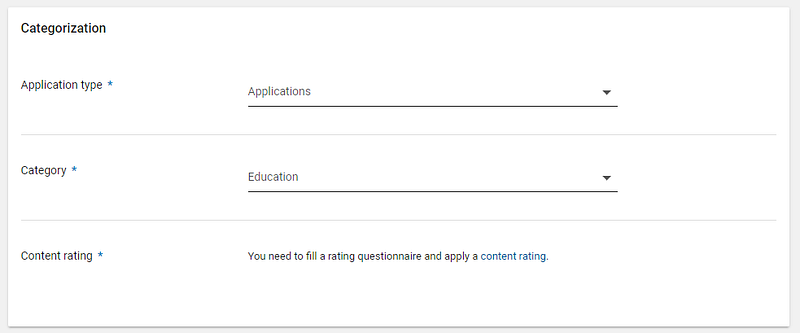 app category