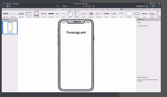 balsamiq Ui