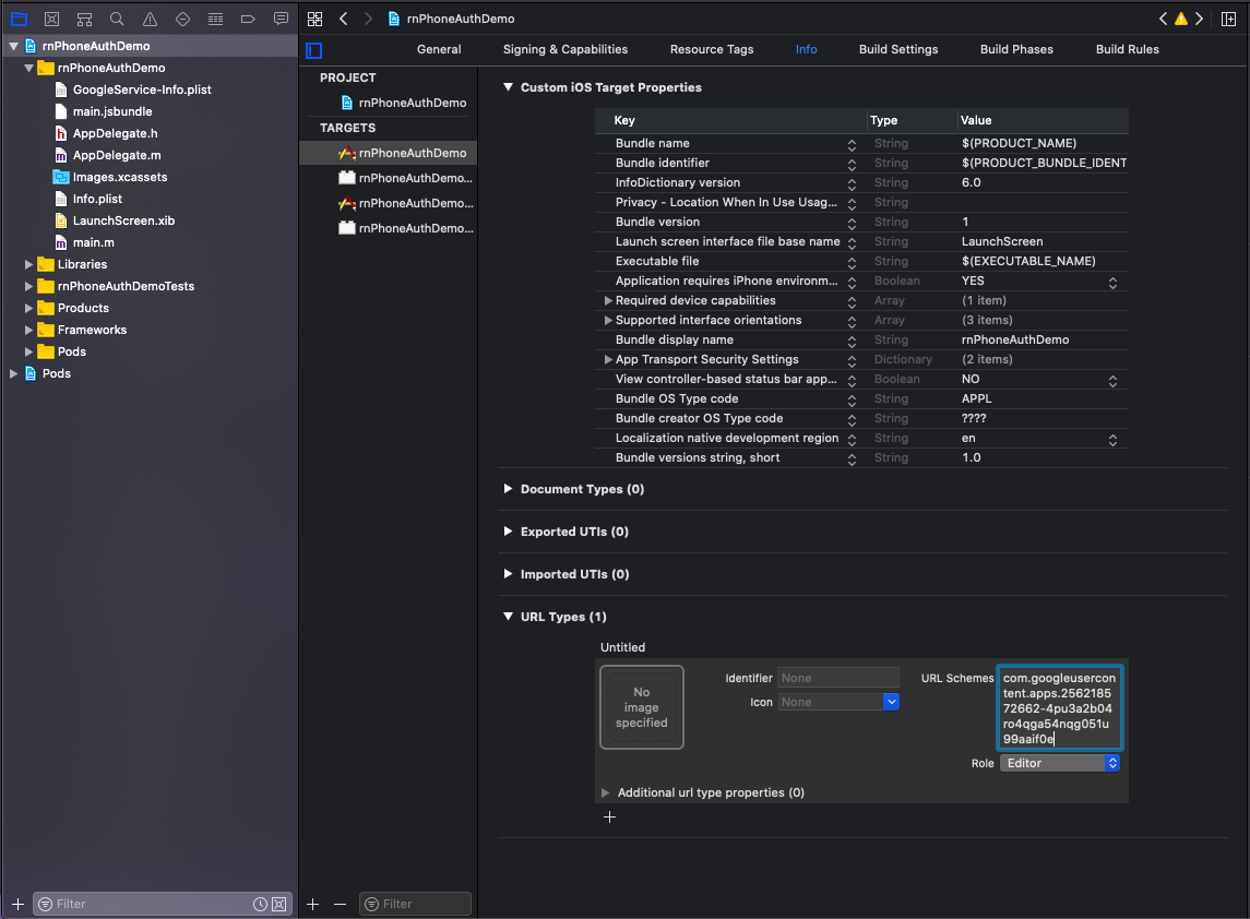 configration setup