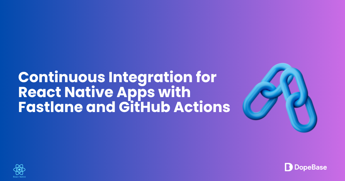 continus integration on react native apps