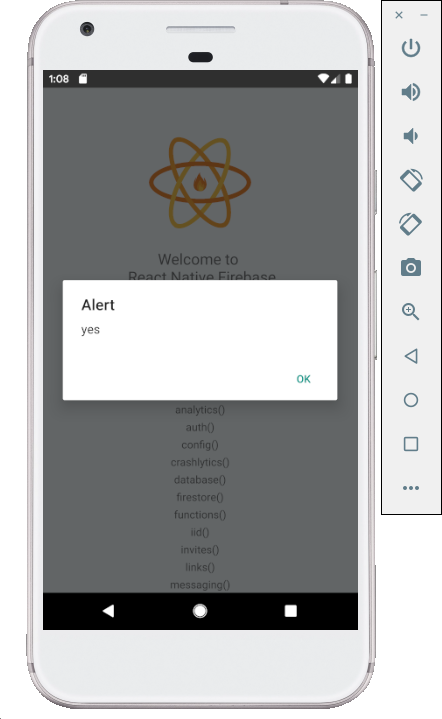 firebase push notifications react native