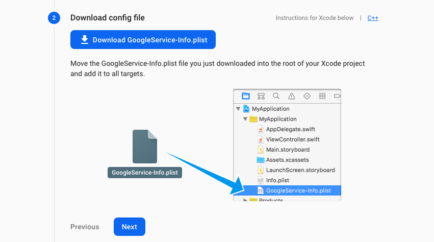 download the file