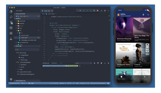 flutter view
