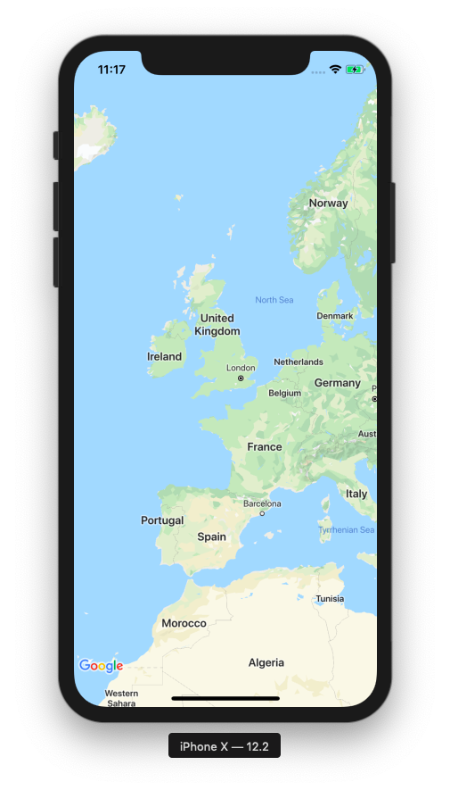 simple map display