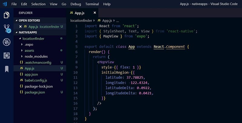 react native maps