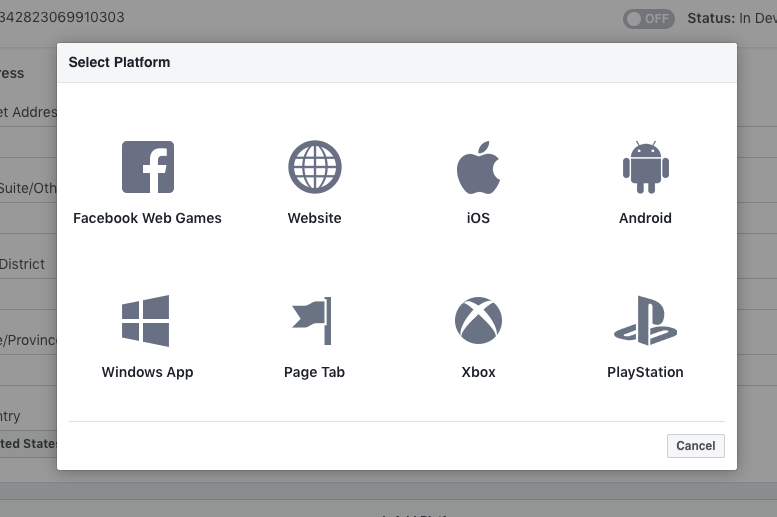 platform selection