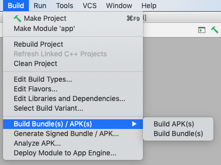generate apk